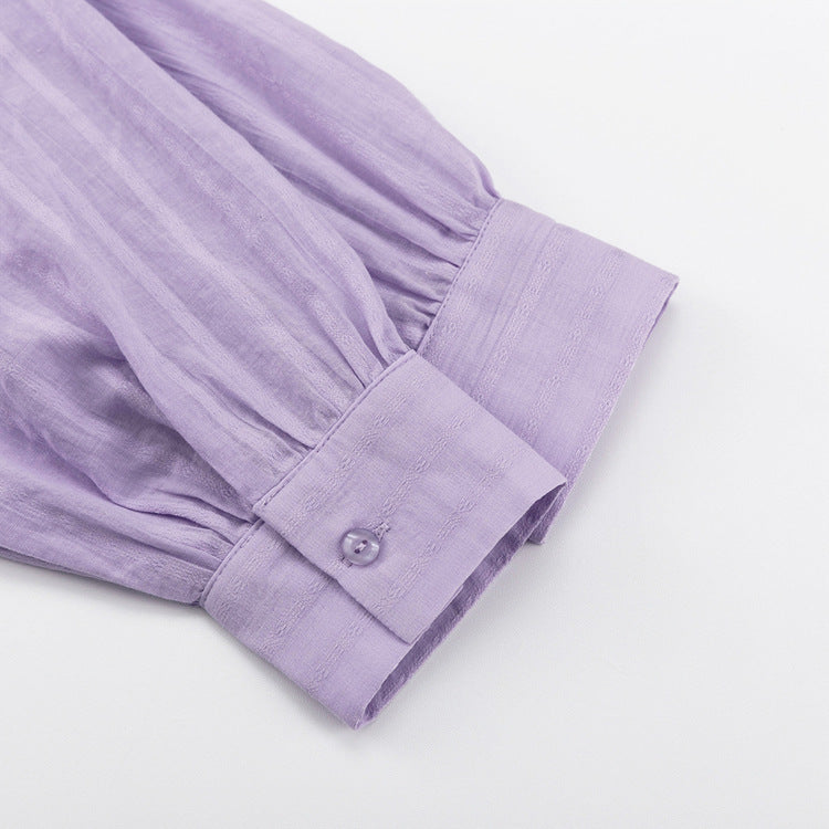 Viola - Ensemble mit Knopfs Hemd und Luftigen Shorts