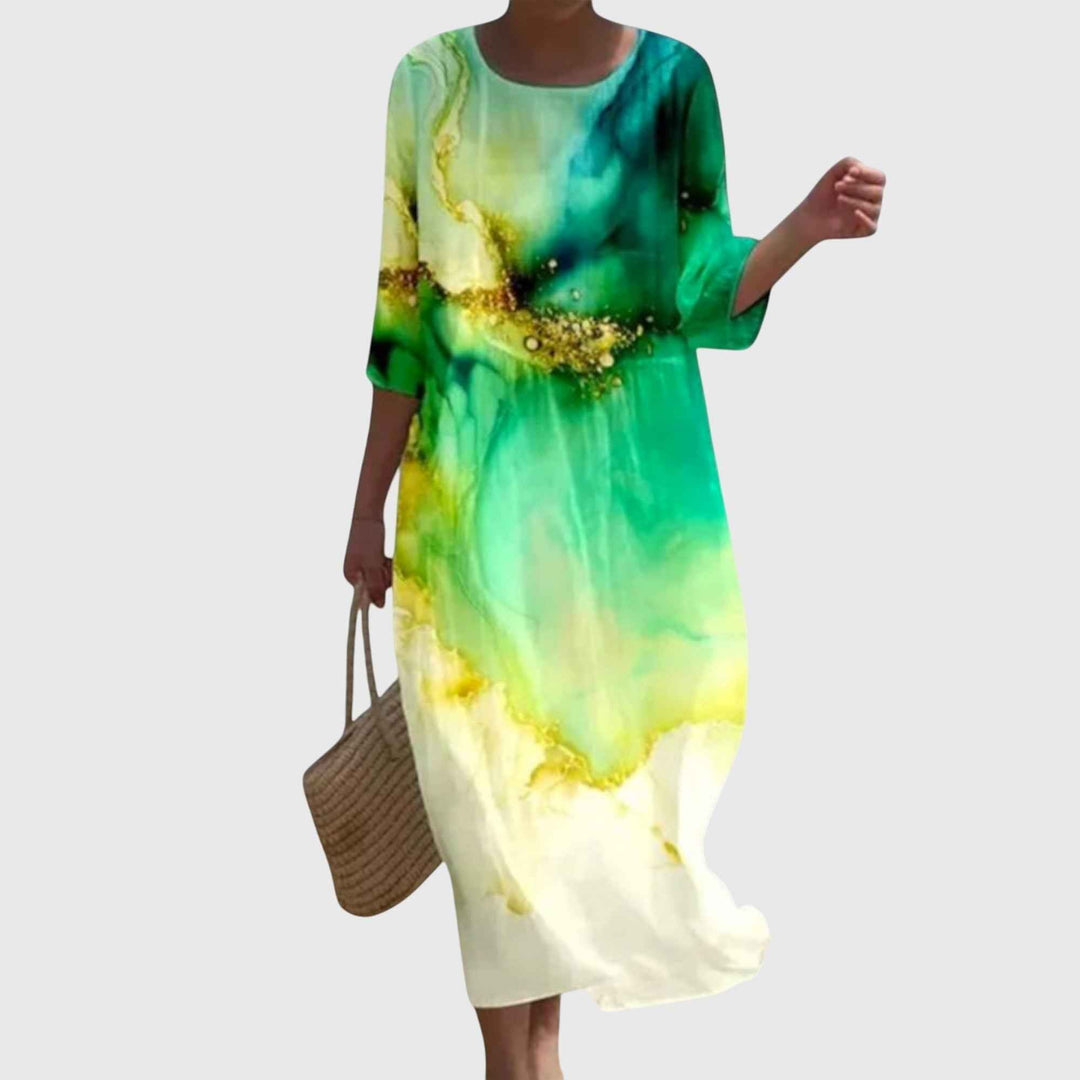 Hayley™ | Elegantes Maxi Blumenkleid