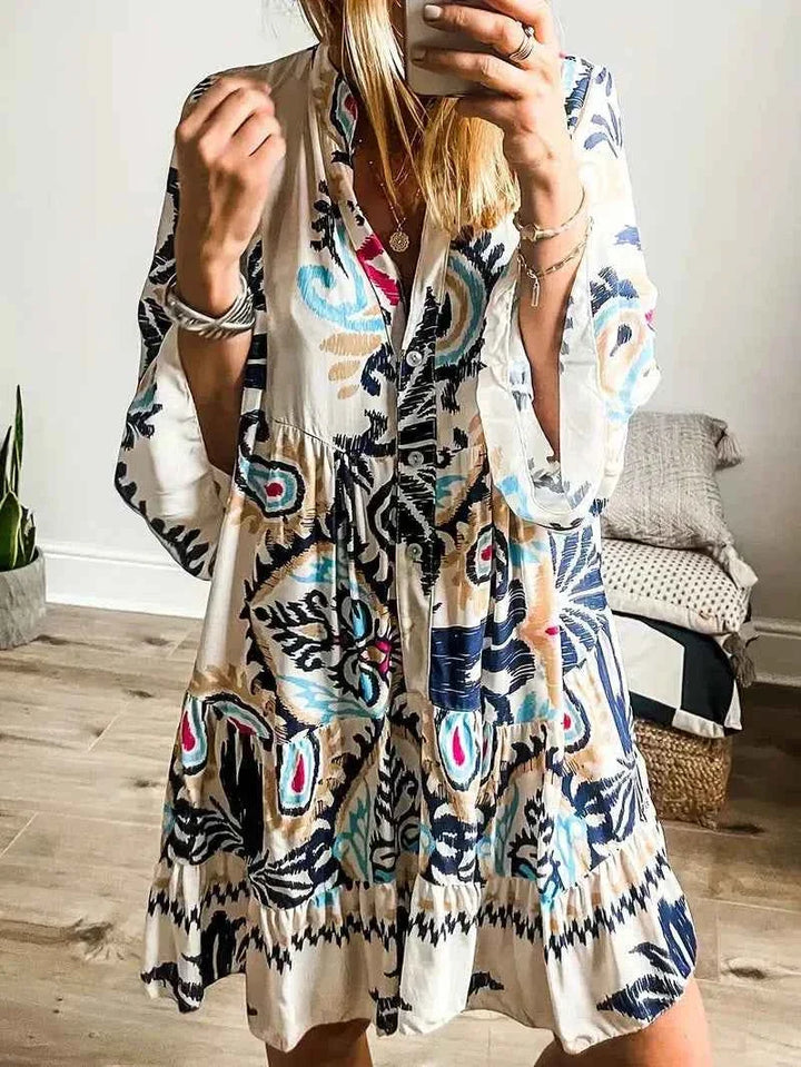 Veronique - Bohemian Tunika-Kleid