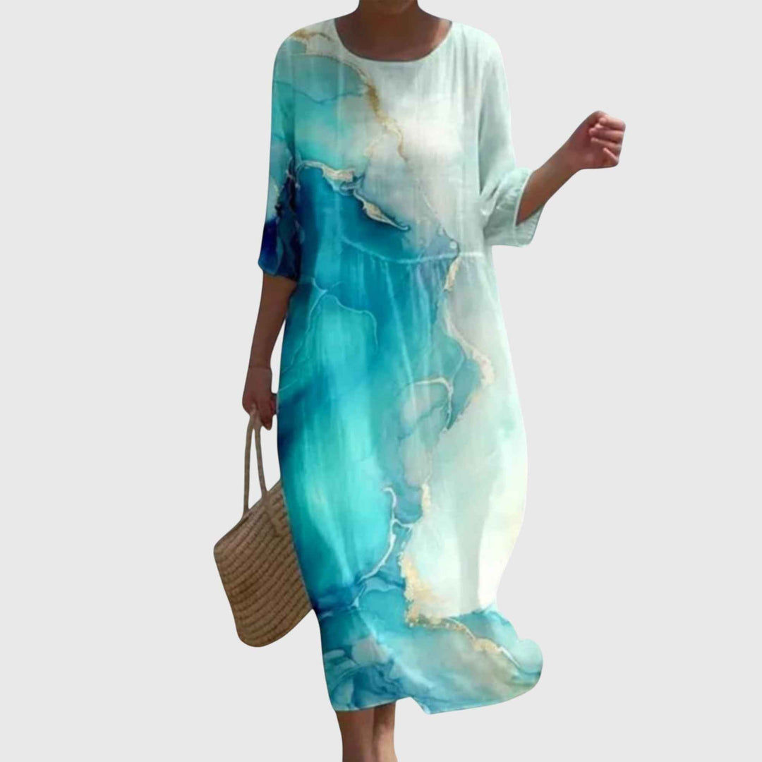 Hayley™ | Elegantes Maxi Blumenkleid