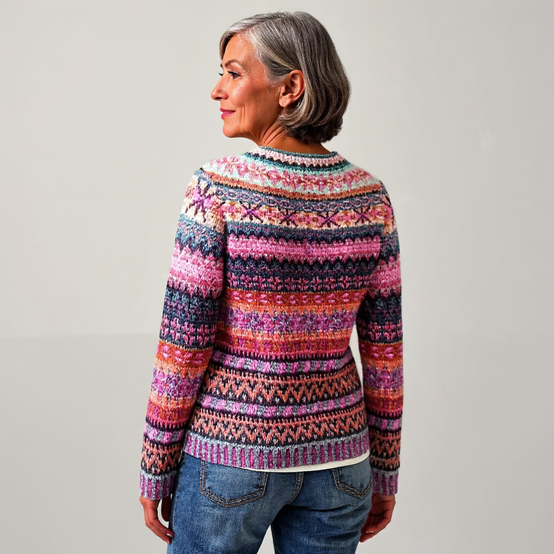 Klassische isländische Wolljacke