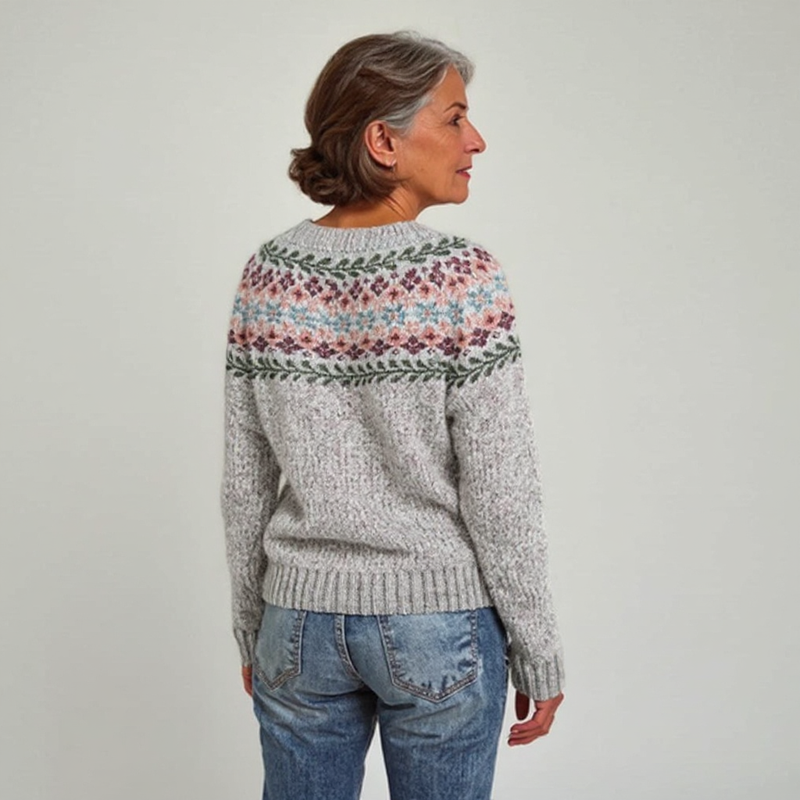 Pullover aus klassischer isländischer Wolle