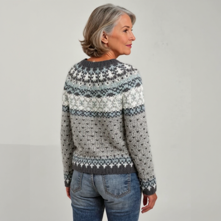 Pullover aus isländischer Wolle Klassisch