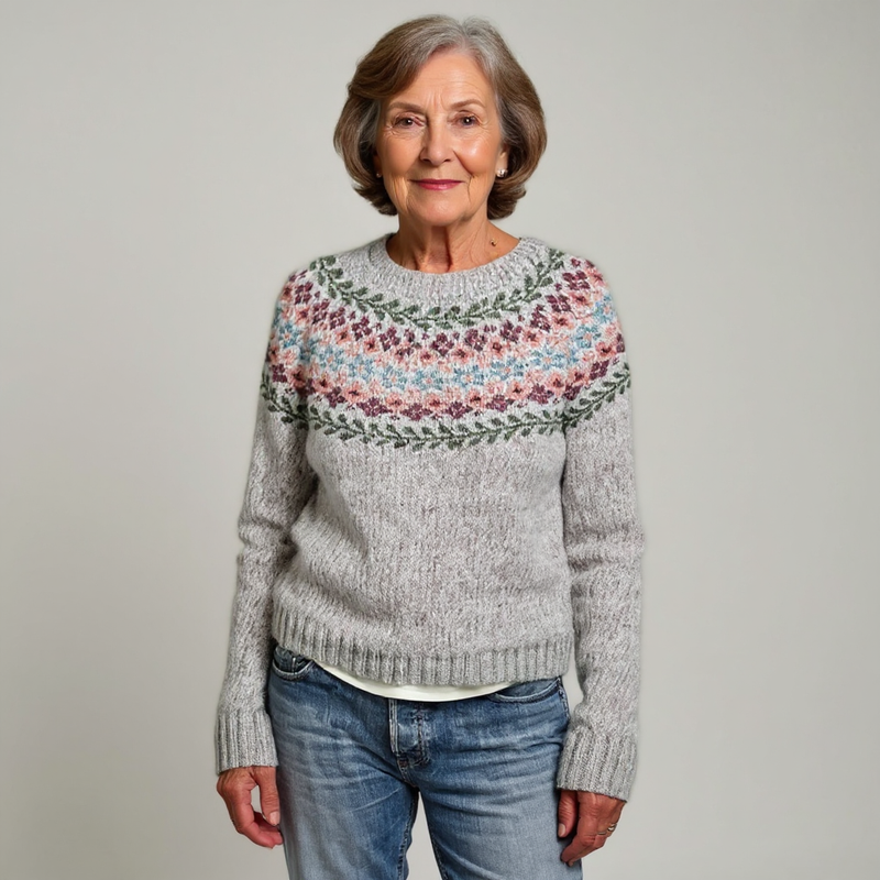 Pullover aus klassischer isländischer Wolle
