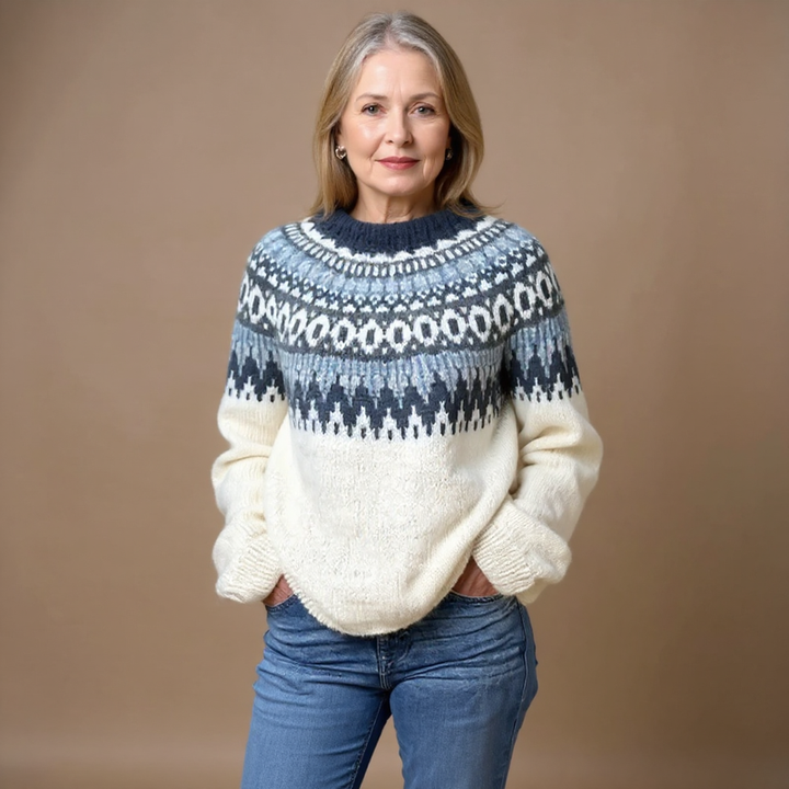 Klassischer IJslandse Pullover