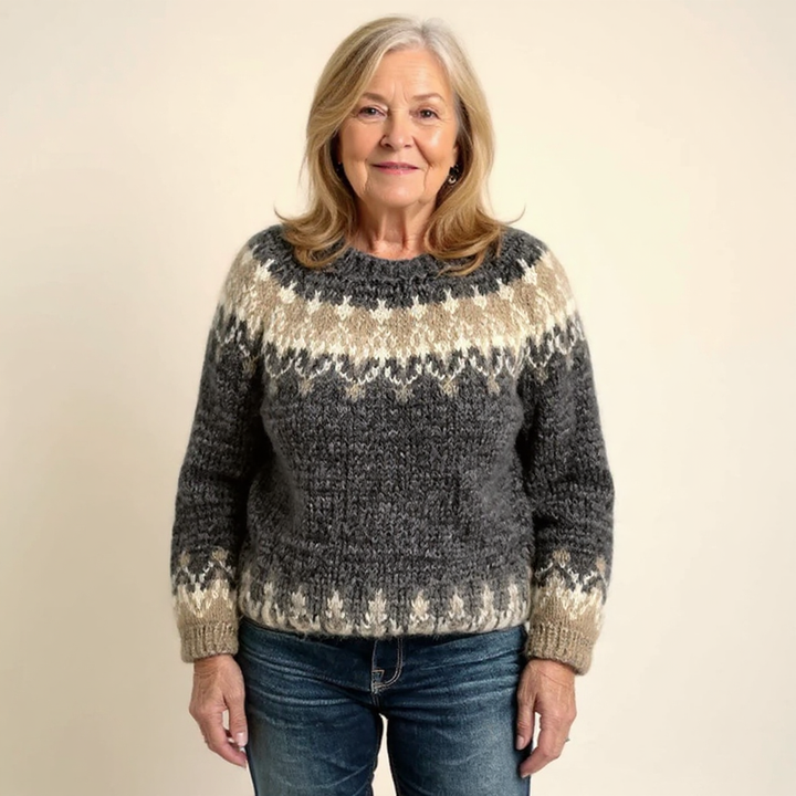 Klassischer IJslandse Pullover