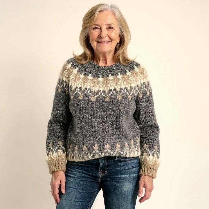 Klassischer IJslandse Pullover