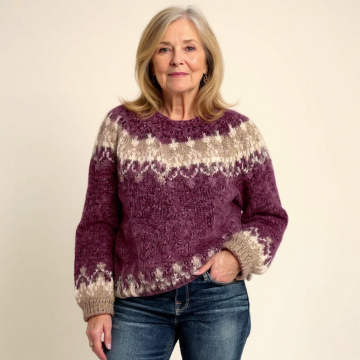 Klassischer IJslandse Pullover