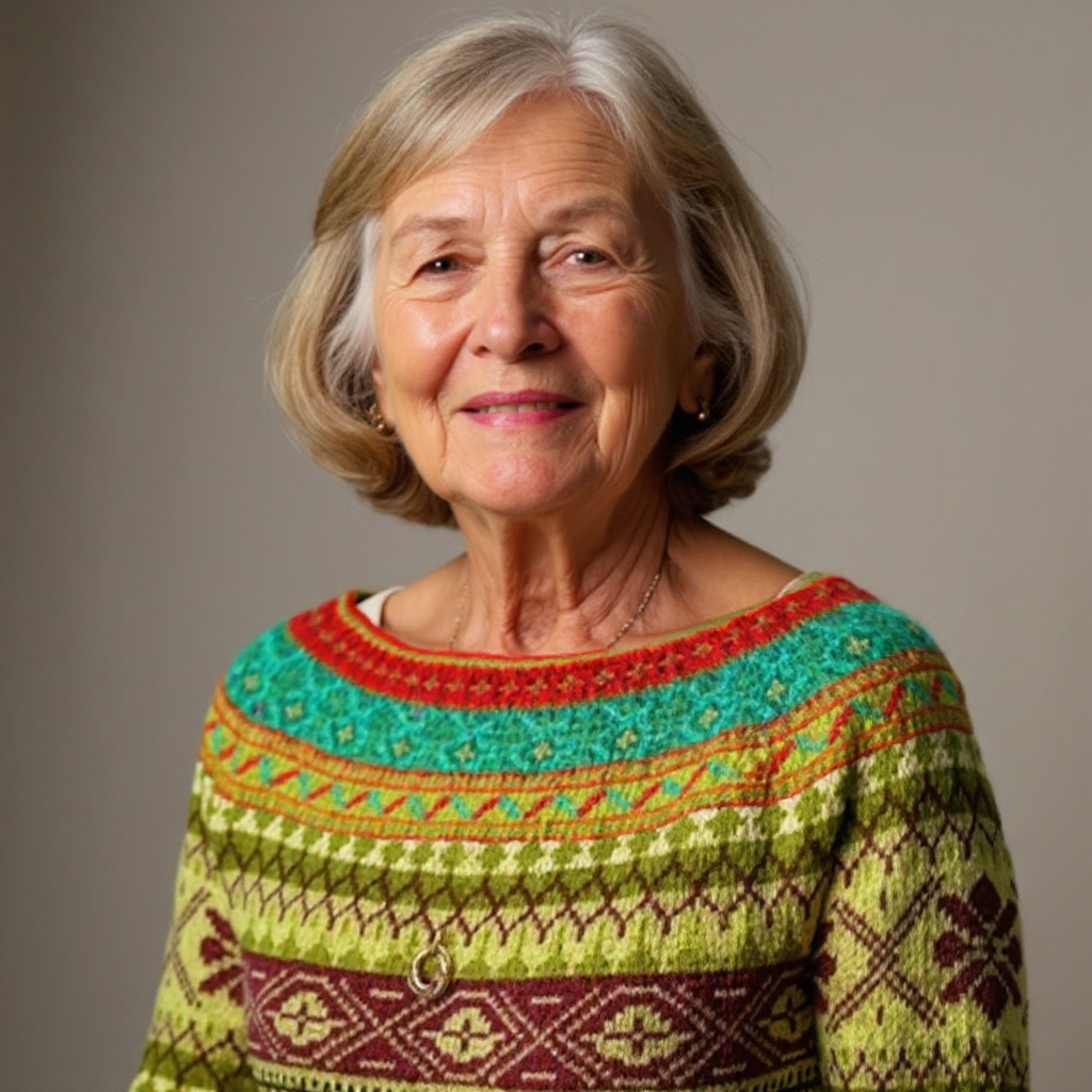 Klassische Isländische Strickjacke