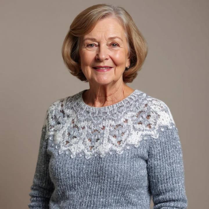 Klassischer isländischer Wollpullover