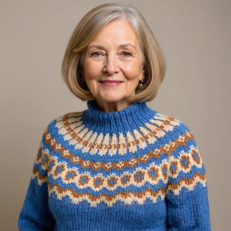 Klassische Isländische Strickjacke