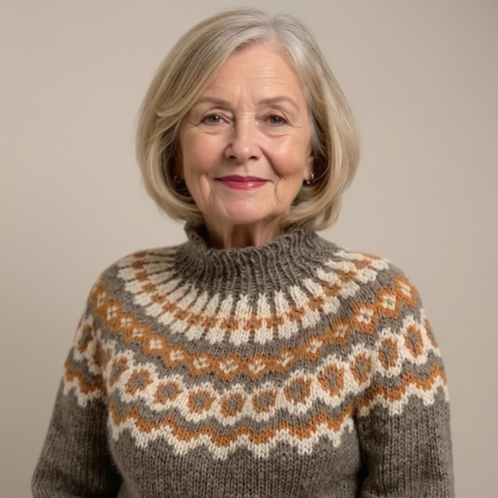 Klassische Isländische Strickjacke