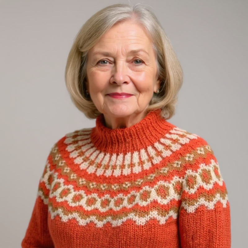 Klassische Isländische Strickjacke