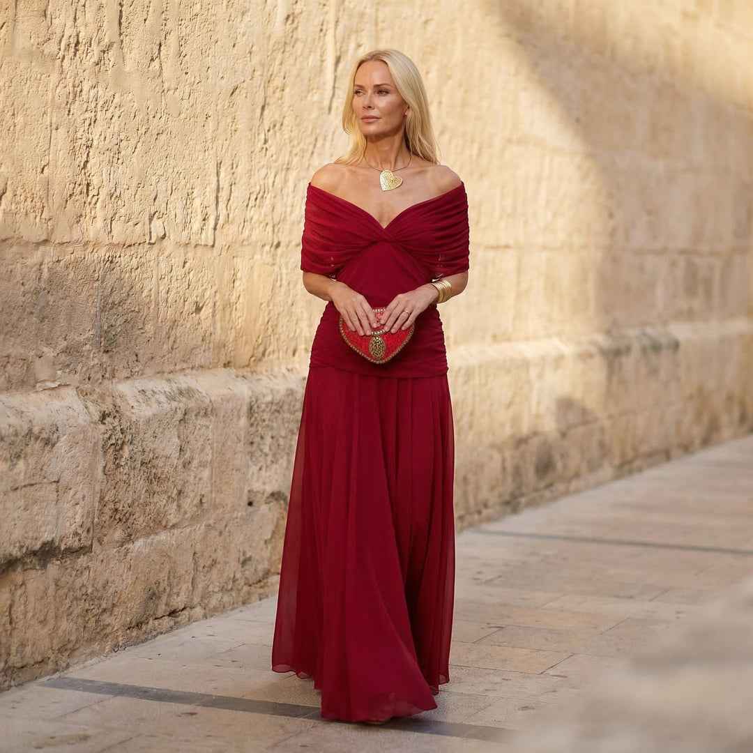Harper | Elegantes Rotes Kleid