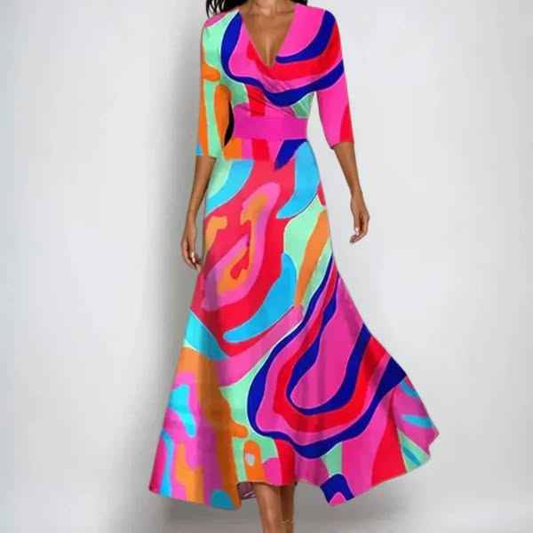Emily | Elegantes Blumenkleid