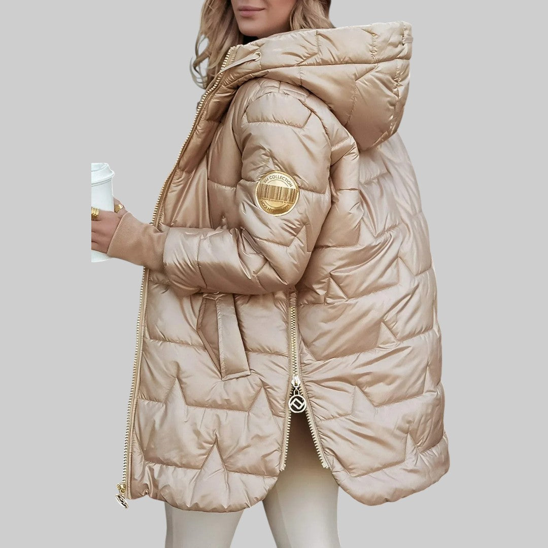 Cecilia | Elegante Herbstjacke mit Kapuze