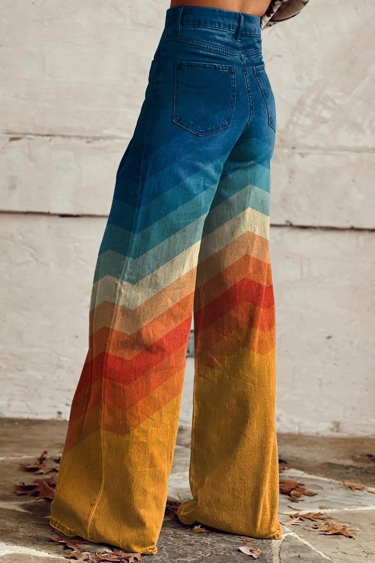 Agnès | Natürliche Motiv Hose