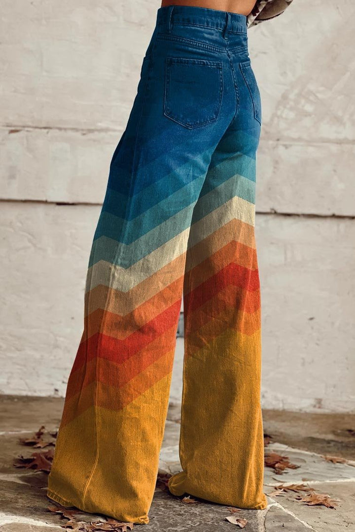 Agnès | Natürliche Motiv Hose