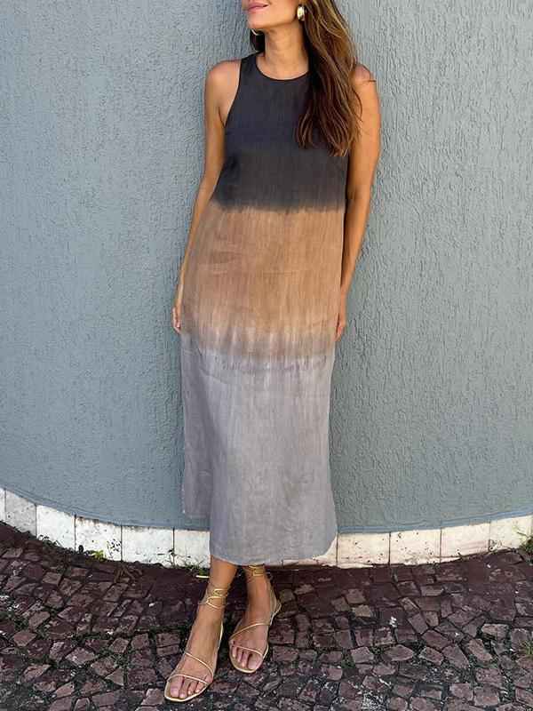 Heather - Lässiges Gradient Kleid