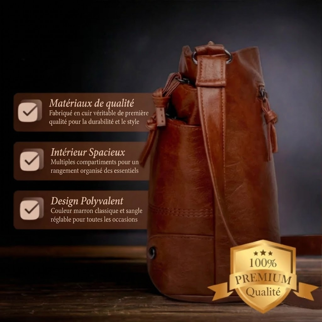 Catherine™ | Leder Schultertasche