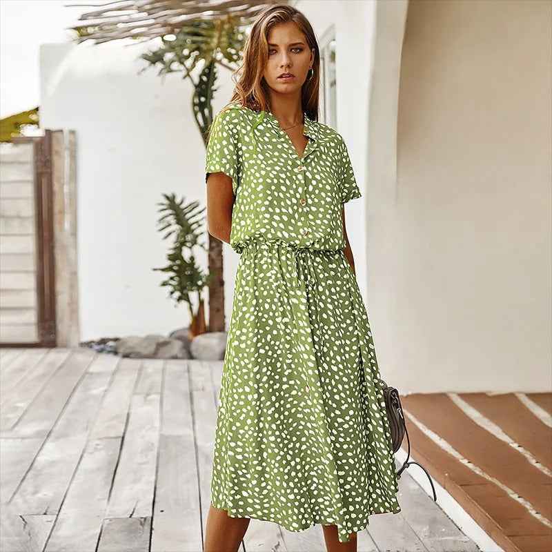 Faelina - Sommerkleid mit Print