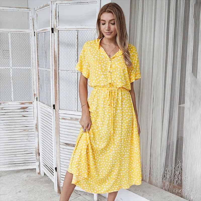 Faelina - Sommerkleid mit Print