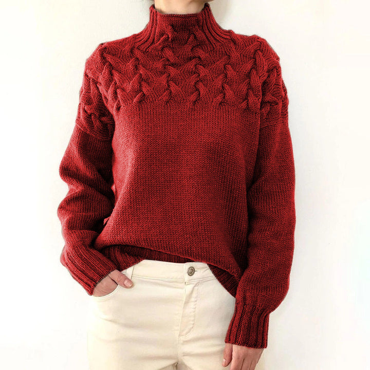 Nina | Warmer Strickrollkragenpullover
