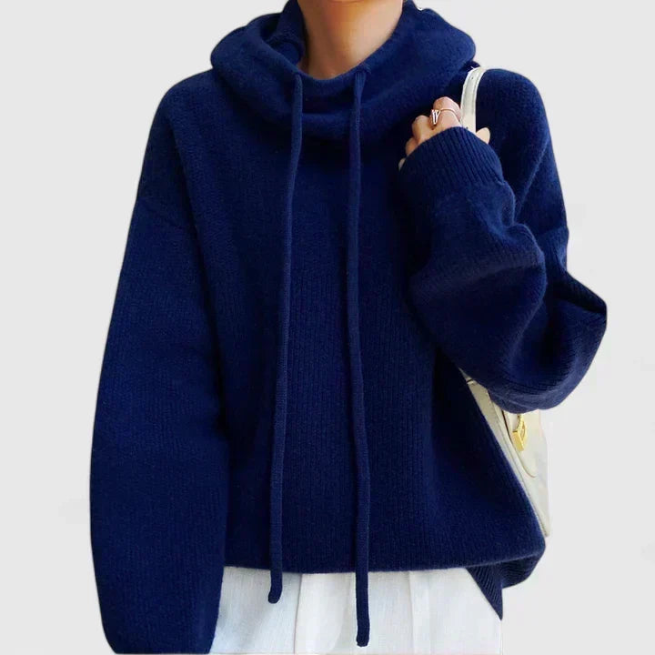 Jeanne | Bequemer Strick-Hoodie