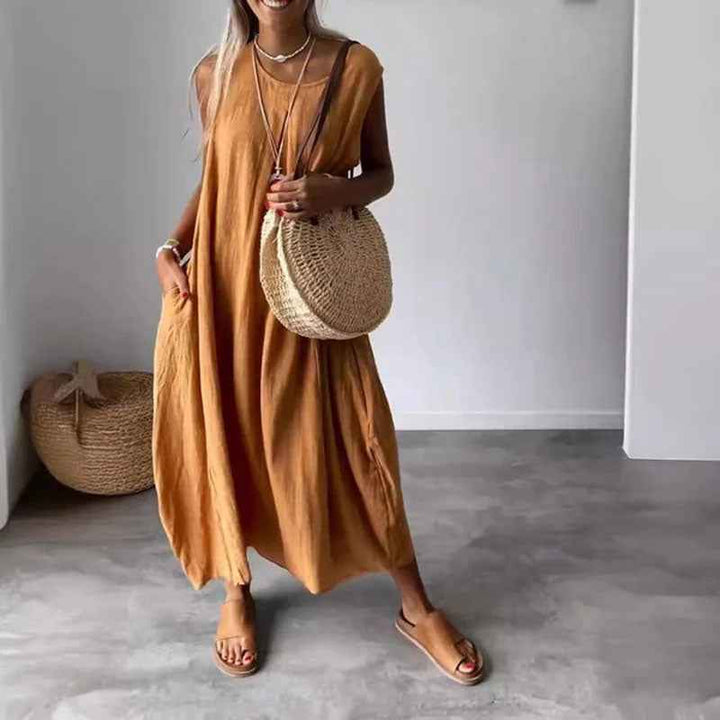 Amaris - Lässiges ärmelloses Kleid