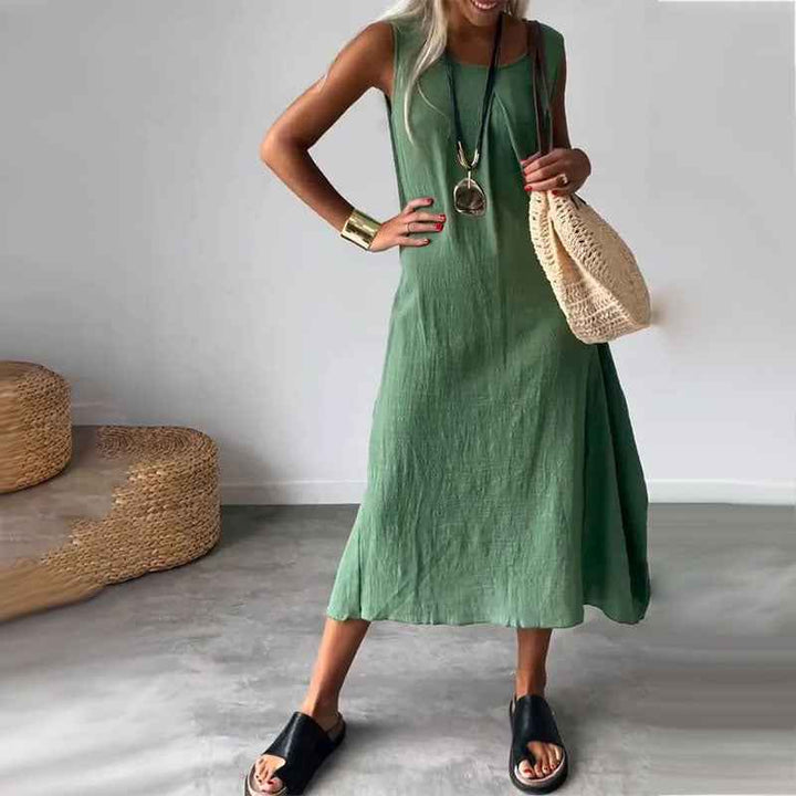 Amaris - Lässiges ärmelloses Kleid