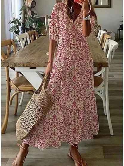 LUNA | MITTEL BOHO STIL KLEID MÜHELOS