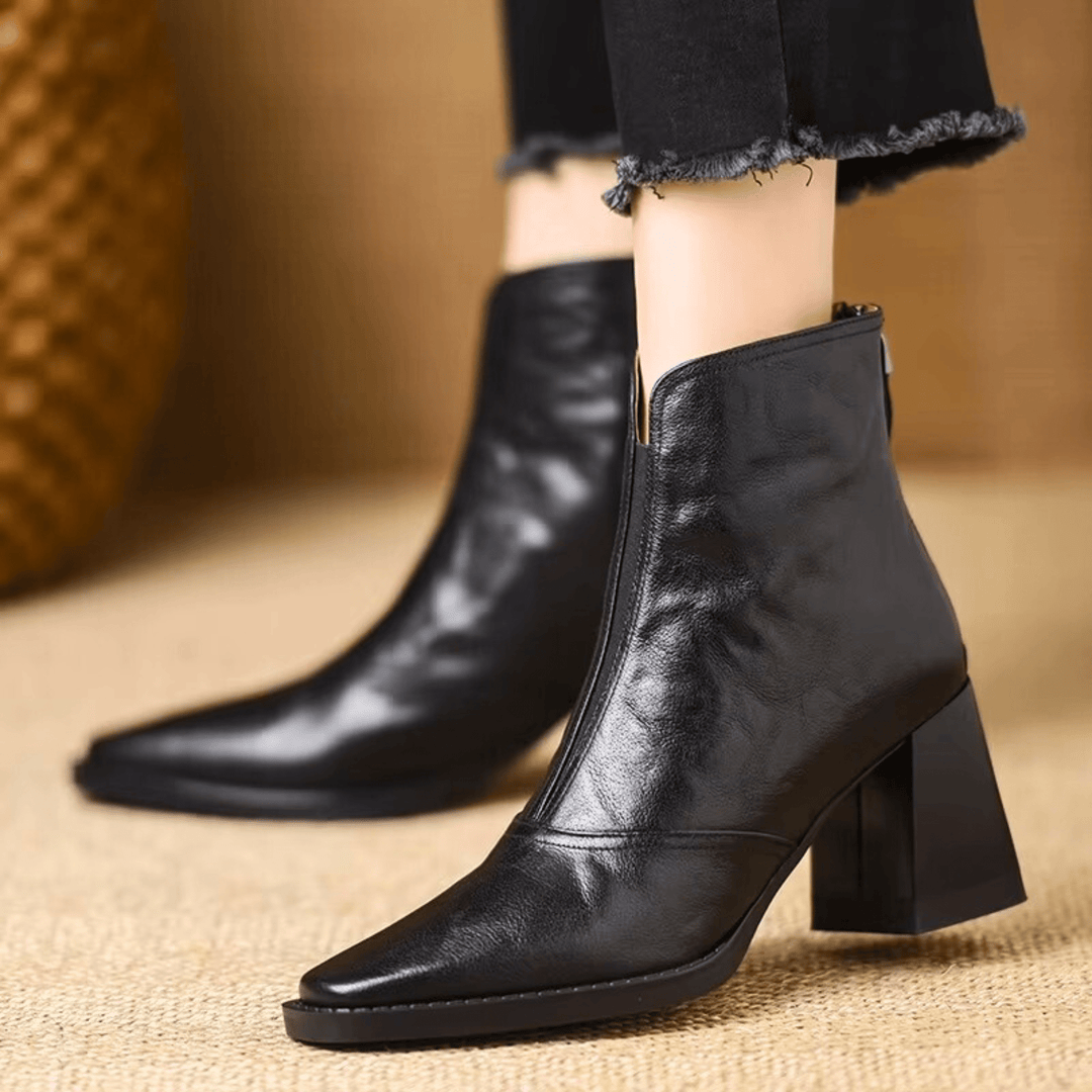 Claudia | Luxe Stiefeletten mit mittelhohem Absatz