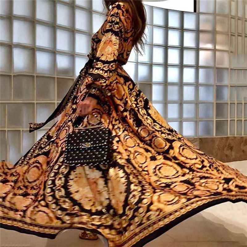 Faye - Boho Gedrucktes Kleid