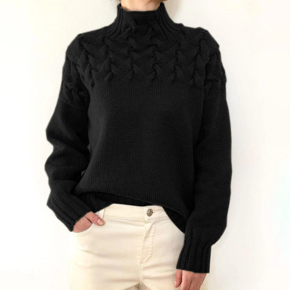Nina | Warmer Strickrollkragenpullover